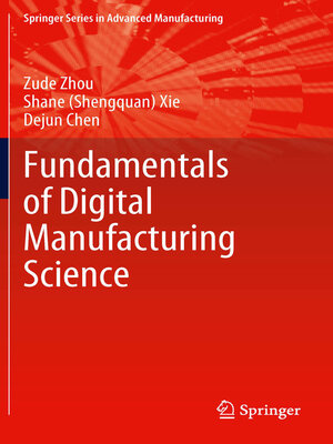 cover image of Fundamentals of Digital Manufacturing Science
